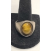 Image 1 : Sterling Silver Men's Ring With Tigers Eye Stone - Size 12 - Weight: 14.6g