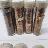 Image 4 : TEN Tubes of Assorted, Unsearched United States Pennies Approx. $5.00 Face Value