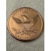 Image 2 : American Prospector .999 Fine Copper Troy Ounce Coin - Mint Condition - Exceptional Coin