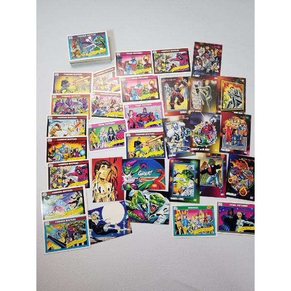 Over 50 Assorted 1990's Impel Marvel Trading Cards - Mint/ Near Mint Condition