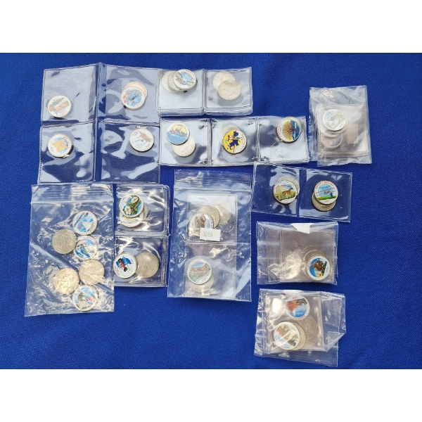 50 Assorted U.S. Colorized State Quarters FV: $12.50
