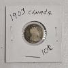 Image 1 : 1903 Canadian 10-Cent 92.5% Silver Coin