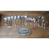 Image 1 : Assorted Silverplated Flatware & Butterdish - Weighs Approximately 2.6 IBS Total 