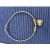 Image 4 : Heart Necklace & Bracelet - Gorgeous Detailed Heart - Cool Design Bracelet - Costume Jewelry