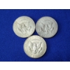 Image 2 : x3 Assorted 40% Silver Kennedy Half Dollars - Face Value: $1.50