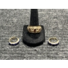 Image 1 : Lot of 14K Gold Jewelry.  1 Ring and 2 Earrings