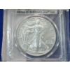 Image 2 : 2021-S American Silver Eagle 1 oz Fine Silver Graded MS69 by PCGS - in Factory Sealed Package! 
