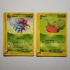 Image 1 : Two Vintage E-READER Pokemon Trading Cards Ft. Gloom & Hoppip 