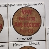 Image 4 : Seven Assorted Wooden Nickels From Hartville, Kent & Stow Ohio Along With California Coin Club!