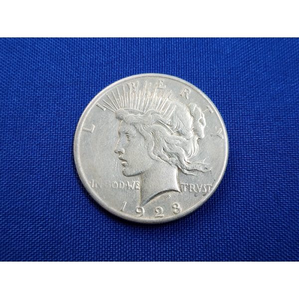 1923-S 90% Silver Peace Dollar