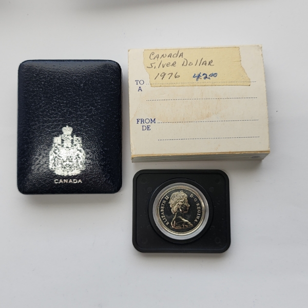 1976 Canadian Silver Dollar - 50% Silver ASW: 0.375 troy oz