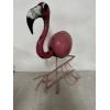 Image 2 : Vintage Handmade Metal Flamingo - Exceptional Piece - One Of A Kind - Excellent Condition