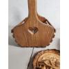 Image 5 : Vintage Wooden Slat Heart Cut-Out Basket, Carved Wall Plaque, Shoe Stretchers