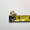 Image 5 : 14K Yellow Gold Basketball & Hoop Pendant - Total Weight: 1.0g
