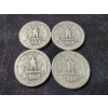 Image 5 : Four 90% Silver Washington Head Quarters - $1.00 Face Value