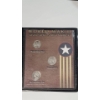 Image 3 : World War II Wartime Mint Mark 35% Silver Nickel Set In Display - Face Value: $0.15