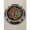 Image 2 : Incredible Tennessee Volunteers Officially Licensed 11.5 Clay Holographic Poker Chip - Low Mintage