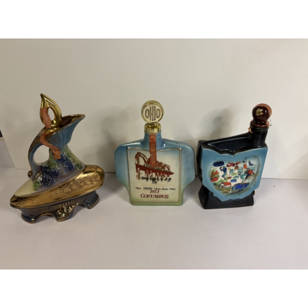 Whiskey Decanters - James Beam Distilling Co. Ohio 1973 State Fair - Jim Beam 