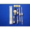 Lot of Assorted Fashion Watches & Gurdian Angel Coins- Including 24KT Gold Electroplate Band
