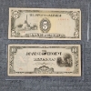 Image 1 : Two Japanese Government Paper Notes ~ A Five Pesos & A Ten Pesos Note ~ Both OLD & COLLECTIBLE!