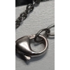 Image 4 : .925 Sterling Silver Layered Necklace With Clear Stones - Weight: 4g