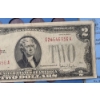 Image 10 : Two Partially Filled Lincoln Penny Collection Books With 1928 Red Seal $2 Bill
