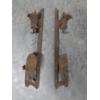 Image 4 : Unique Vintage Collectables Including Wood Clubs, Metal Fire Poker, Ice Skate Blades & More