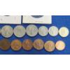 Image 9 : Three 5 Grains Of .999 Fine Silver Bars & Assorted Foreign Coins 