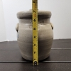 Image 11 : Rowe Pottery Works 1993 Handmade Crock or Jar Ft. Painted Basket Image~ Standing About 7 Inches Tall