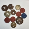 Image 1 : Lot of Assorted Bus Tokens & Ration Tokens