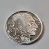 Image 2 : SMI Indian Head Buffalo Silver Round - 1 Troy oz .999 Fine Silver - Mint Condition