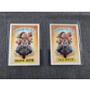 Image 1 : 1985 Garbage Pail Kids - Disgustin Justin & Vile Kyle Cards - 47A & 47B - Mint Condition