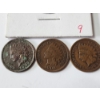 Image 4 : x4 Assorted United States Indian Head Cents: 1860, 1902, 1906, 1905