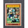 Image 3 : Two 1976 Topps O.J. Simpson Football Trading Cards