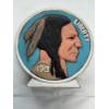 Image 1 :  Unique 8" x 8" Native American & Buffalo Money Bank - Great Condition