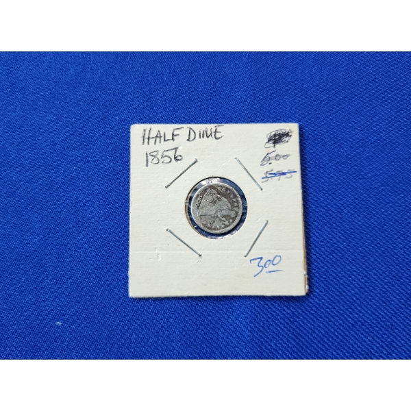 1856 Seated Liberty Half-Dime - Good Condition! 