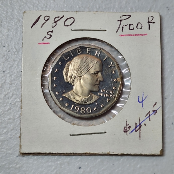 1980-S Susan B. Anthony Dollar Proof 