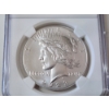 Image 2 : NGC GRADED MS 70 .999 Fine Silver 2023 Peace Dollar Early Releases