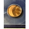 Image 4 : RARE ERROR CENT - GRADED MS64 RD BY ICG - LINCOLN MEMORIAL CENT OFF CENTER PLANCHET CUT ERROR