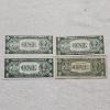 Image 4 : Four Vintage U.S. $1 Silver Certificates (Series 1935E, 1957, and 1957A) with Blue Seals FV: $4.00