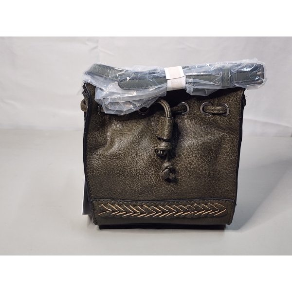 Brand New with Tags - Simple Noelle Faux Leather Sage Green Boho Crossbody Purse