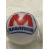 Image 3 : 3- Vintage Gasoline & Oil One Inch Glass Shooter Marbles - Mobil Gas, Marathon & Sunoco