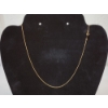 Image 1 : 14K Yellow Gold 18" Chain Necklace TW: 0.9g