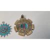 Image 5 : Assorted Costume Jewelry With Beautiful Blue Stones Including Necklace Pendants, Earrings & More