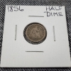 Image 2 : 1856 United States Seated Liberty 90% Silver HALF Dime Minted in Philadelphia ~  