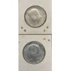Image 1 : Lot of 2 90% Silver 1964 Kennedy Half-Dollars, FV $1.00