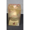 Image 1 : Cleveland Indians 1995 Collectors Major League Reproduced Autographed Baseball