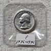 Image 27 : Assortment of State and Bicentennial Quarters in Protective Capsules FV: $4.75