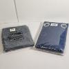 Image 1 : Packaged 20x20 Woven Pillow Covers & 52x84 Navy Blue Grommet Blackout Curtain Panel