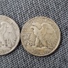 Image 5 : Two United States 90% Silver Walking Liberty Half Dollars ~ $1.00 Face Value